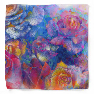 Bandana-Roses-22" x 22" Bandana