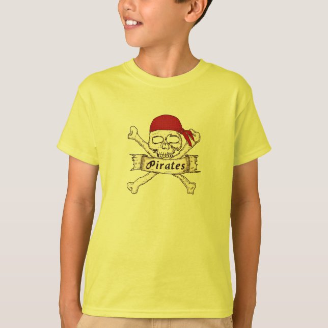 Bandana Skull Pirate Shirt (Front)