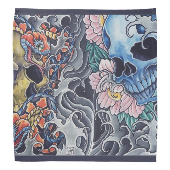 Bandana “Skulls tatto " | Zazzle.com