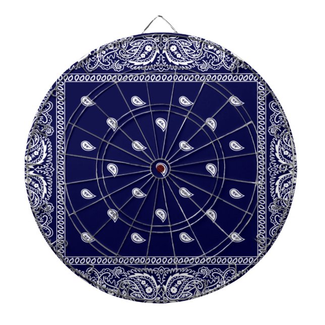 Bandana True Blue Dart Board (Front)