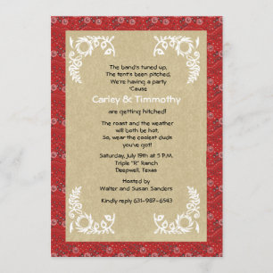 Bandana Wedding Invitation