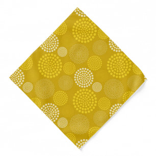 Bandana-Yellow Dots Bandana
