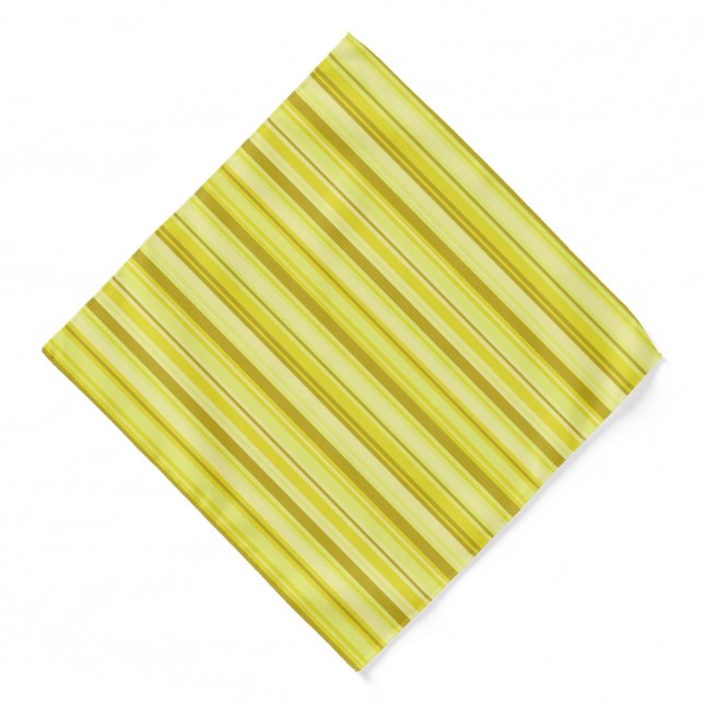 Bandana-Yellow Stripes Bandana (Front)