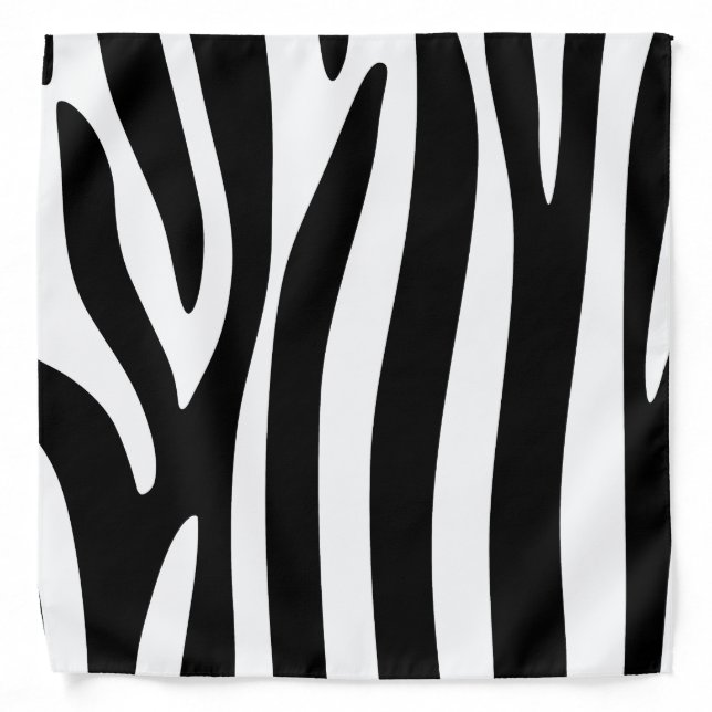 Bandana - Zebra Print (Front)