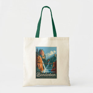 Bandarban Bangladesh Travel Art Vintage Tote Bag