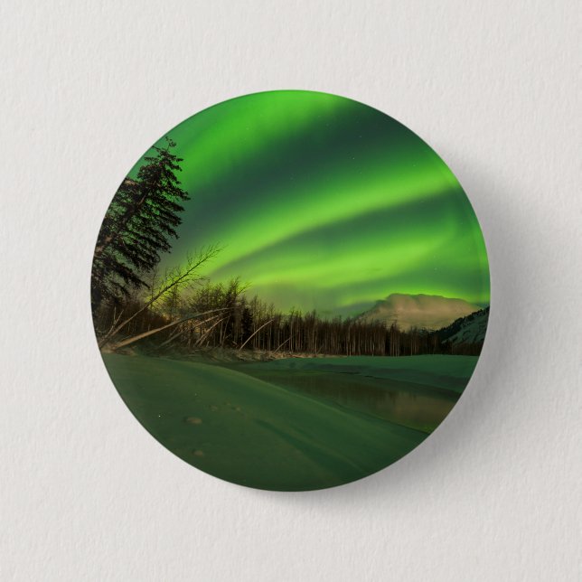 Banded Aurora Button (Front)