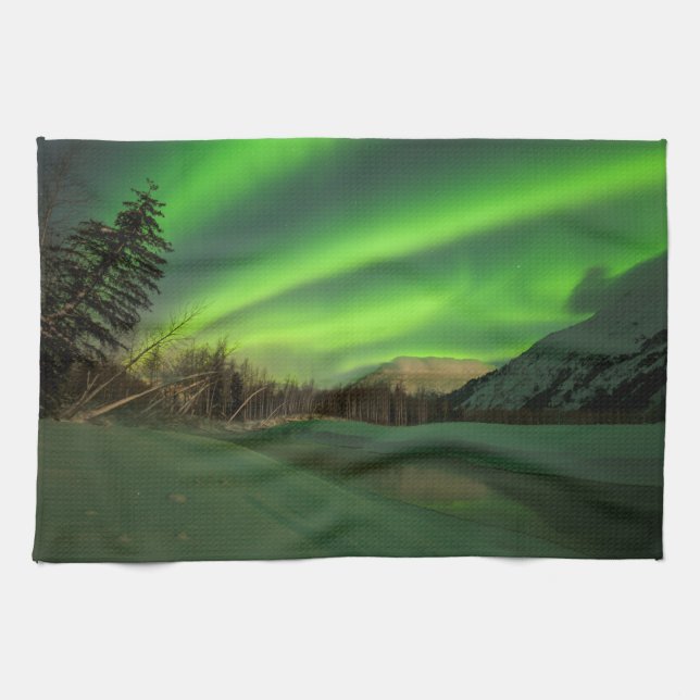 Banded Aurora Kitchen Towel (Horizontal)