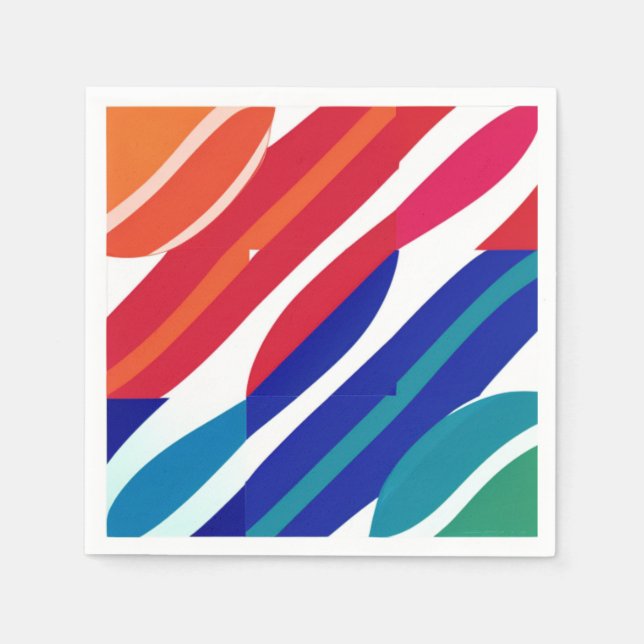 Banded Colors Napkins (Front)