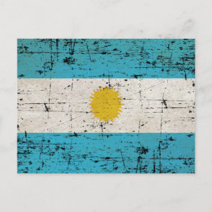 Bandeira da Argentina Postcard