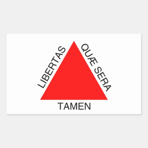 Bandeira de Minas Gerais Brasil Rectangular Sticker