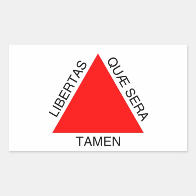 Bandeira de Minas Gerais, Brasil Rectangular Sticker (Front)