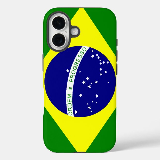 Bandeira do Brasil / Brazil Flag Case-Mate iPhone Case (Back)