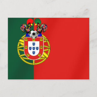 Bandeira Portuguesa Classica por Fás de Portugal Postcard
