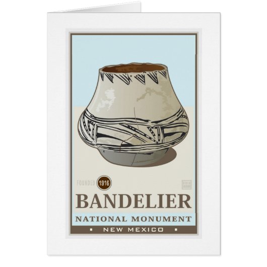Bandelier National Monument 3 Cards (Front)