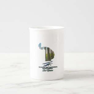 bandelier national monument bone china mug