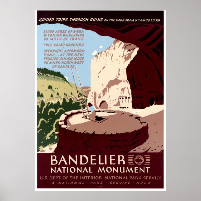 Bandelier National Monument Poster (Front)