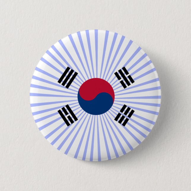Bandera coreana button (Front)