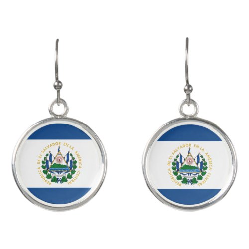Bandera de El Salvador Earrings