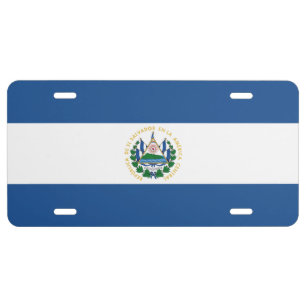 Bandera de El Salvador License Plate