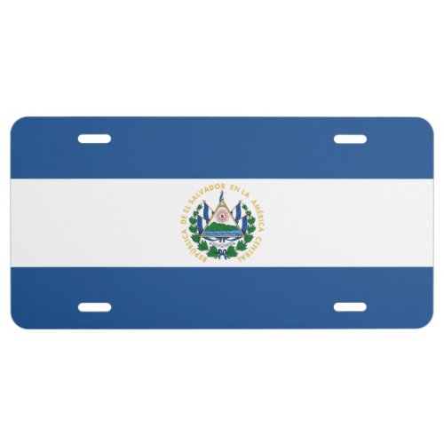 Bandera de El Salvador License Plate