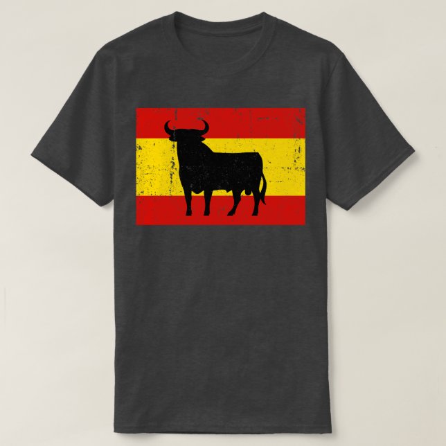 Bandera de Espaa Toro de Osborne T-Shirt (Design Front)