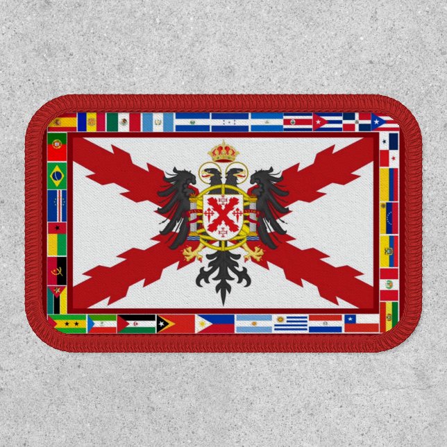 BANDERA DE LA HISPANIDAD PATCH (Front)