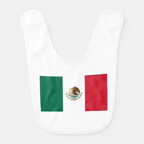 Bandera de Mxico _ Flag of Mexico _ Mexican Flag Baby Bib