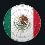 Bandera de México - Flag of Mexico - Mexican Flag Dart Board<br><div class="desc">Bandera de México - Flag of Mexico - Mexican Flag - Escudo Nacional de México - Mexican Emblem - Bandera Mexicana - Escudo de la Bandera de Mexico - Emblema Mexicano</div>