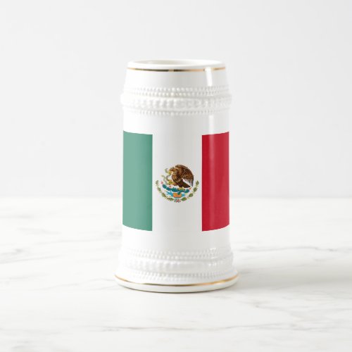 Bandera de Mexico National flag Mexicanos Beer Stein