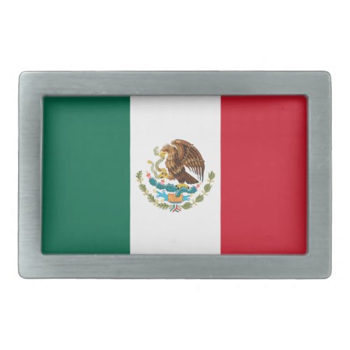Bandera de Mexico National flag Mexicanos Belt Buckle