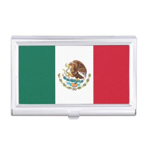Bandera de Mexico National flag Mexicanos Business Card Case