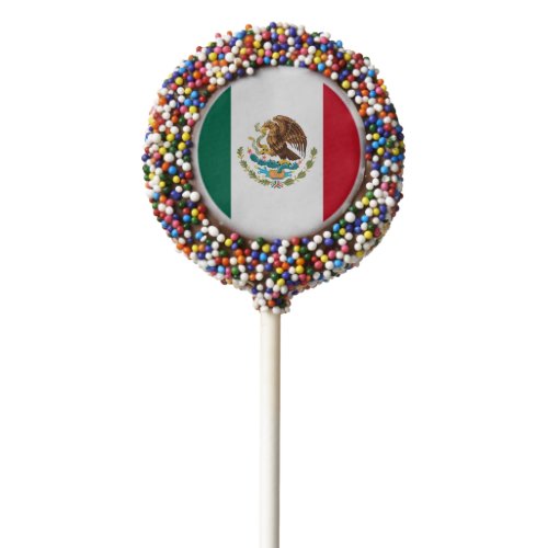 Bandera de Mexico National flag Mexicanos Chocolate Covered Oreo Pop