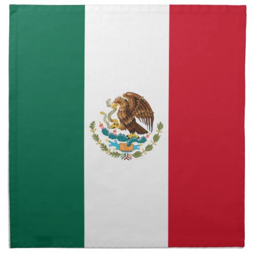 Bandera de Mexico National flag Mexicanos Cloth Napkin