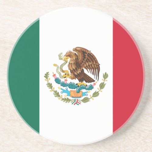 Bandera de Mexico National flag Mexicanos Coaster