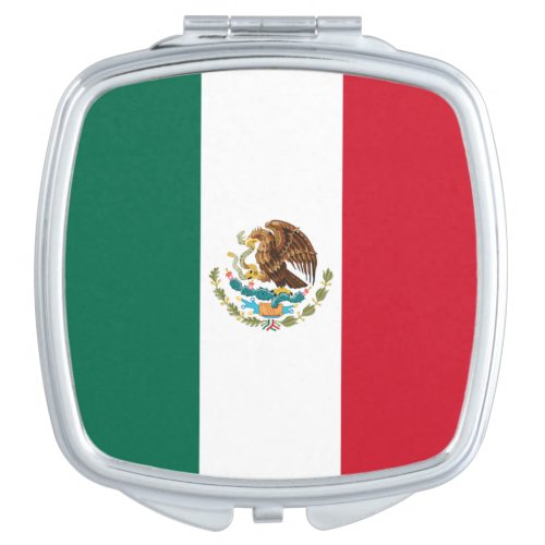Bandera de Mexico National flag Mexicanos Compact Mirror