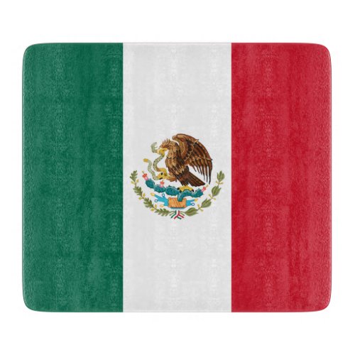 Bandera de Mexico National flag Mexicanos Cutting Board
