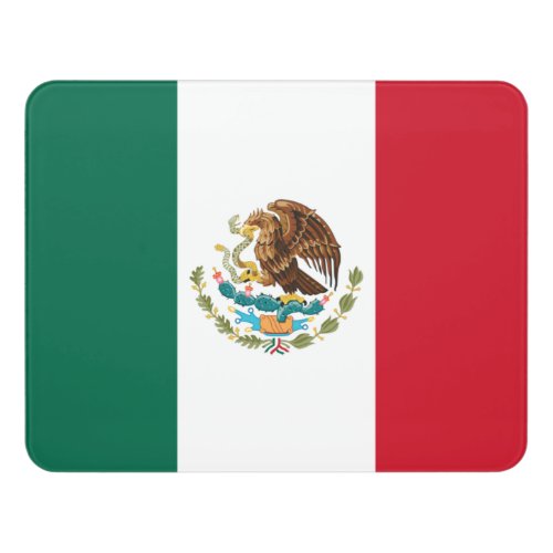 Bandera de Mexico National flag Mexicanos Door Sign