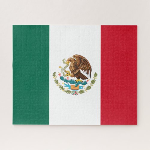 Bandera de Mexico National flag Mexicanos Jigsaw Puzzle