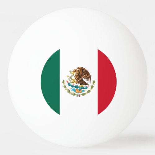 Bandera de Mexico National flag Mexicanos Ping Pong Ball