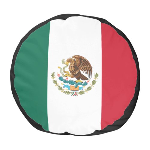 Bandera de Mexico National flag Mexicanos Pouf