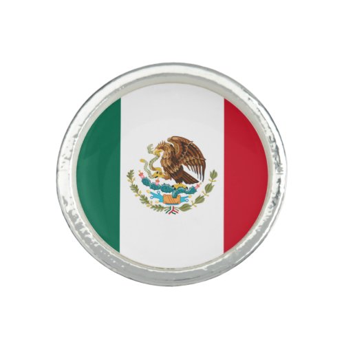 Bandera de Mexico National flag Mexicanos Ring