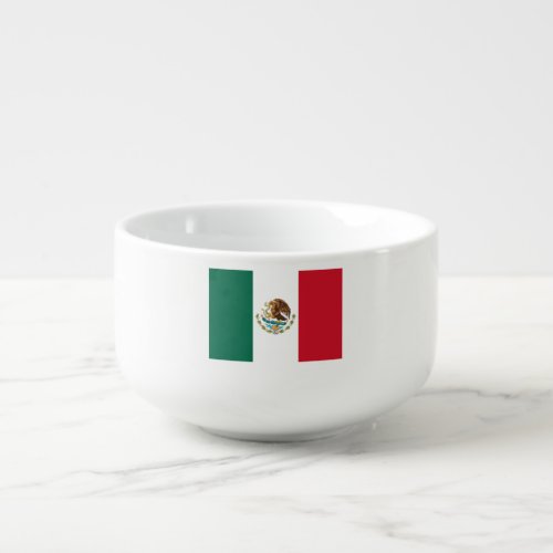 Bandera de Mexico National flag Mexicanos Soup Mug