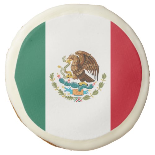 Bandera de Mexico National flag Mexicanos Sugar Cookie