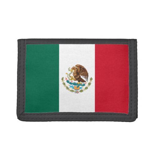Bandera de Mexico National flag Mexicanos Trifold Wallet