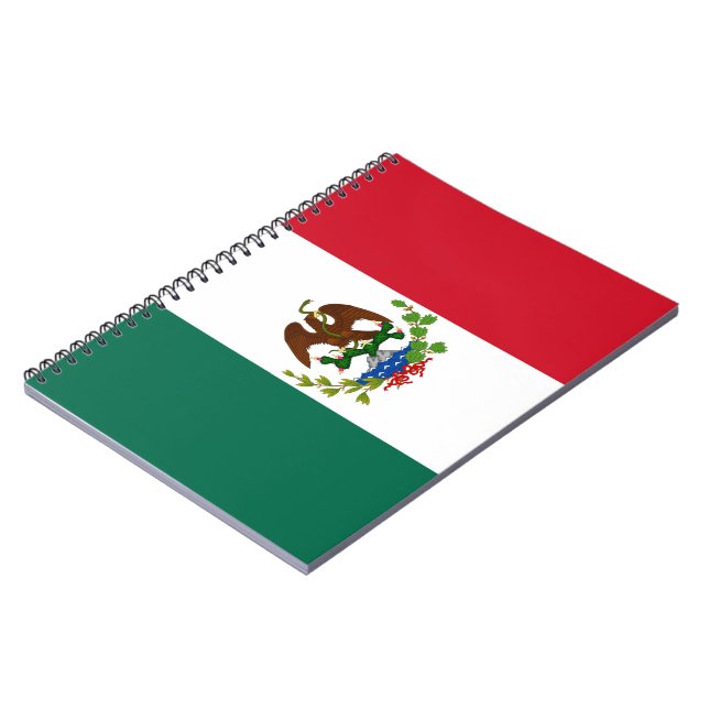 Bandera de México Republic Flag: 1824-1835 Notebook (Left Side)