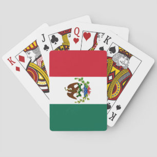 Bandera de México Republic Flag: 1824-1835 Poker Cards
