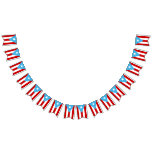 Bandera de Puerto Rico Azul Celeste Bunting Flags