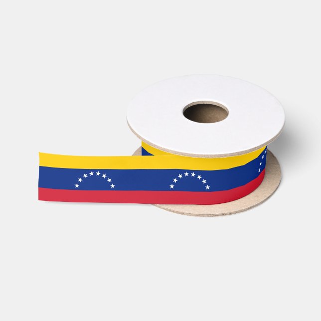Bandera de Venezuela - Flag of Venezuela  Satin Ribbon (Spool)