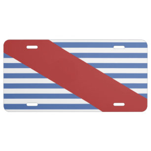 Bandera del Departamento de Canelones - Uruguay Li License Plate