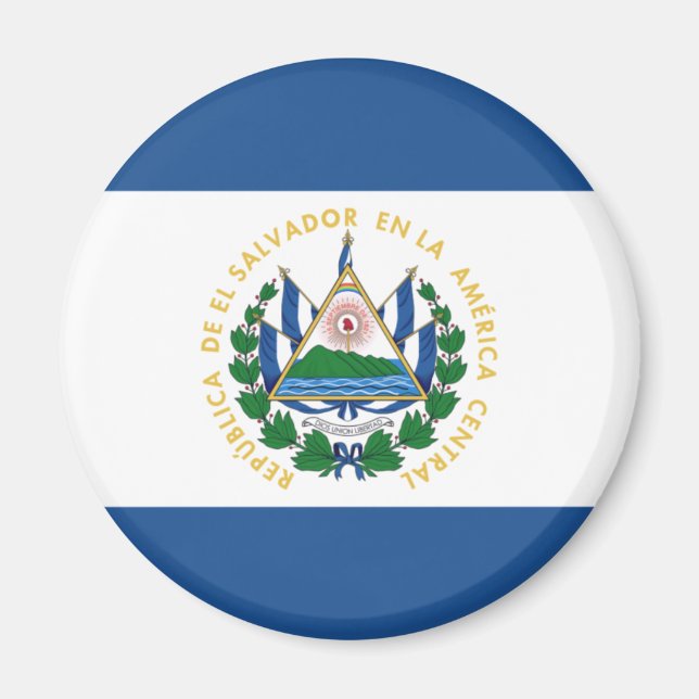 Bandera of El Salvador Magnet (Front)